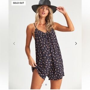 Billabong Floral coverup Romper